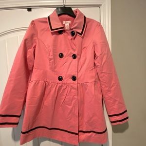 Juniors Candies pink trench coat